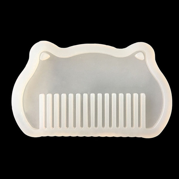 Transparent UV Resin Silicone Comb Mold