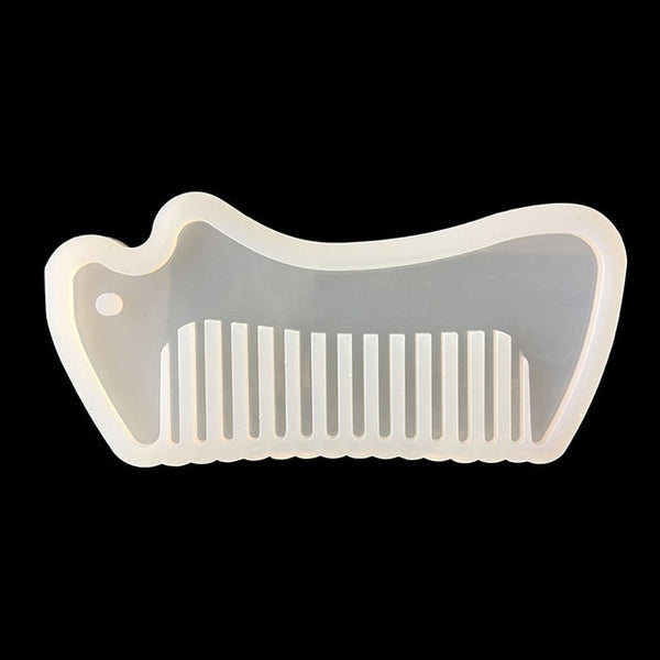 Transparent UV Resin Silicone Comb Mold