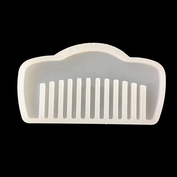 Transparent UV Resin Silicone Comb Mold