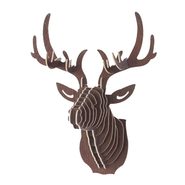 Dozzlor Wooden Animal Deer Head