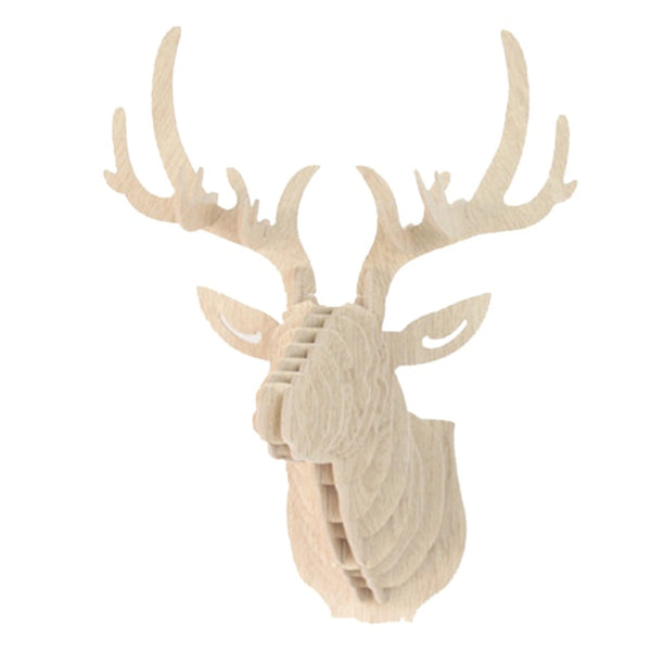 Dozzlor Wooden Animal Deer Head