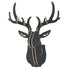 Dozzlor Wooden Animal Deer Head