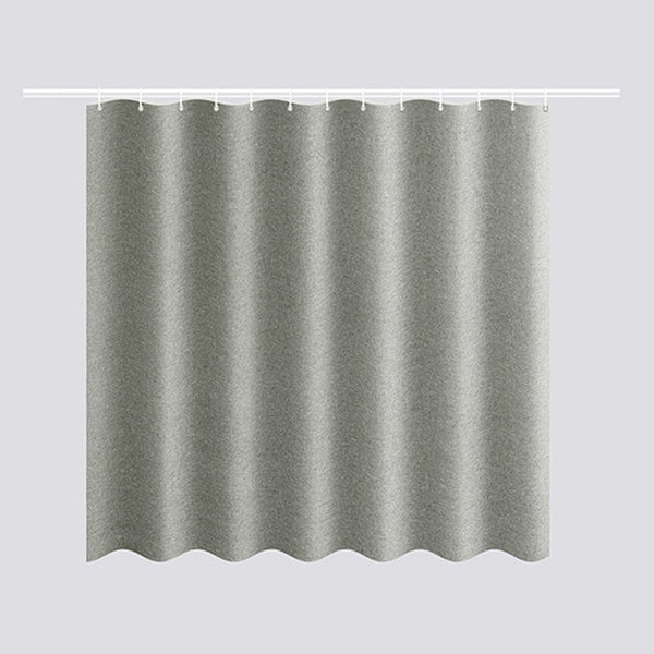 Thickened Linen Shower Curtains