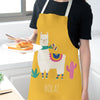 Cute Alpaca Women Men Kitchen Aprons