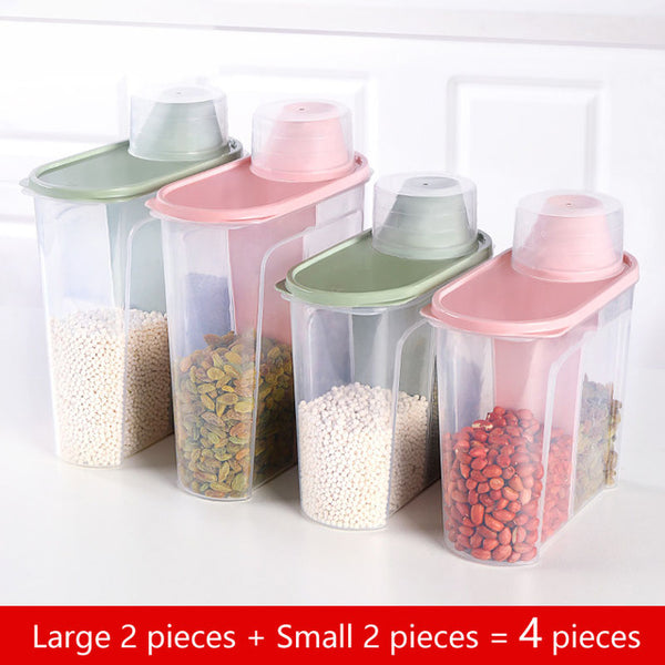 Food Storage Box Plastic Clear Container Set