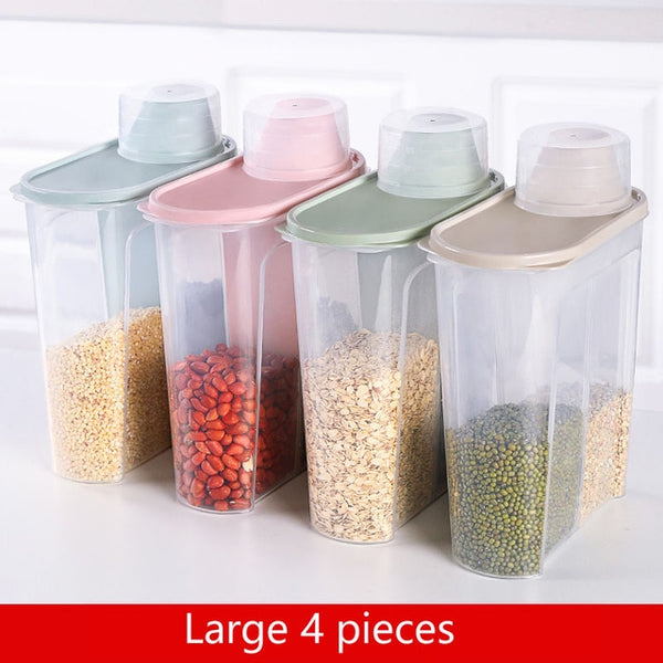 Food Storage Box Plastic Clear Container Set