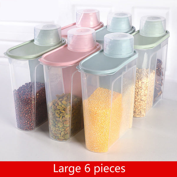 Food Storage Box Plastic Clear Container Set