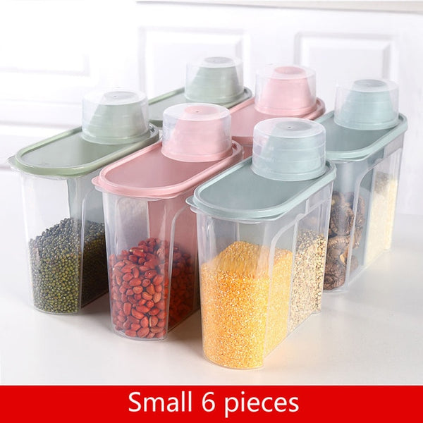 Food Storage Box Plastic Clear Container Set