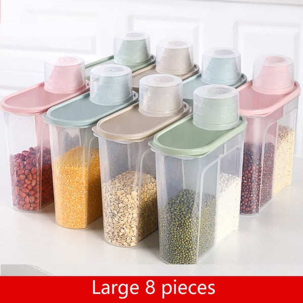 Food Storage Box Plastic Clear Container Set