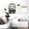 Black White Salon Posters