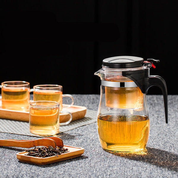 Heat Resistant Glass Tea Infuser Tea Pot