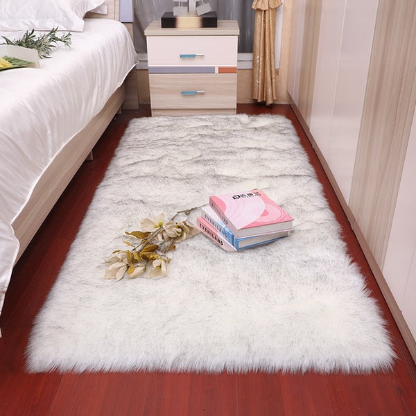 Sholisa Faux Fur Area Rug Fluffy Carpet