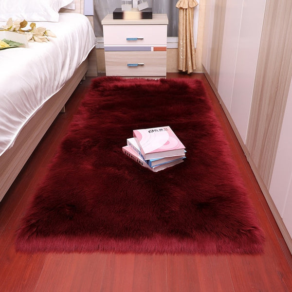 Sholisa Faux Fur Area Rug Fluffy Carpet