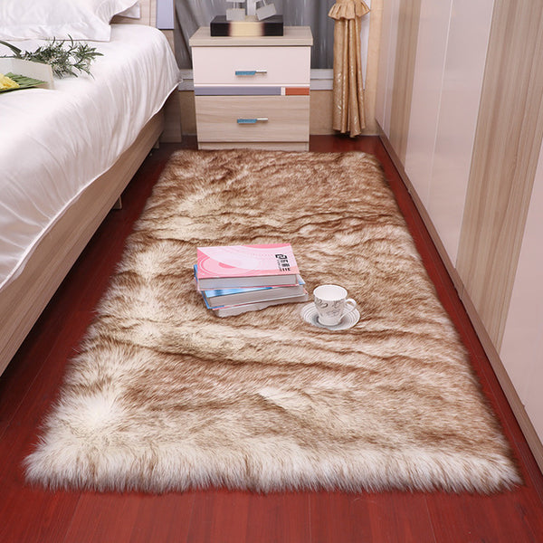 Sholisa Faux Fur Area Rug Fluffy Carpet