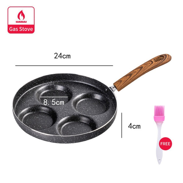 Four-Hole Omelet Pan For Eggs