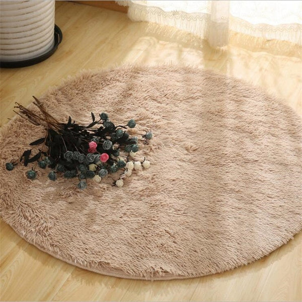 Fluffy Round Rug Carpets