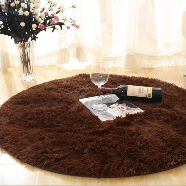 Fluffy Round Rug Carpets