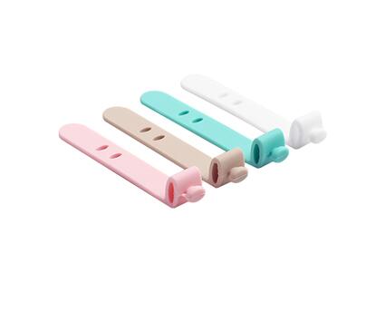 Silicone Anti-lost Cable Holder Organizer 4pcs