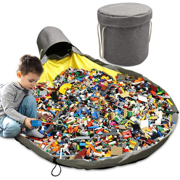 Toy Storage Basket Large Play Mat