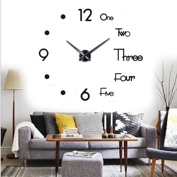 Wall Clock Design Large Acrylic