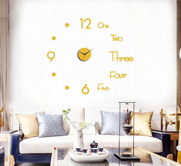 Wall Clock Design Large Acrylic