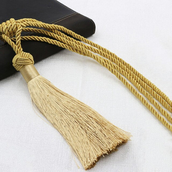 Polyester Tassel Curtain Tieback Home Decoration