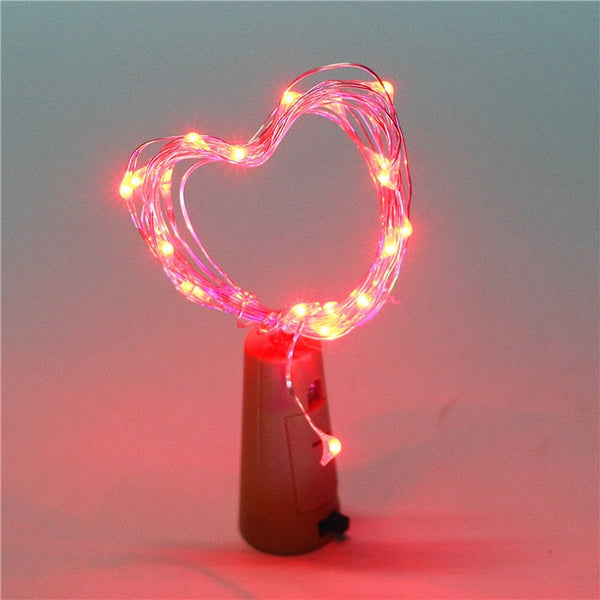 Wine Bottle Cork Lights String 20 LED