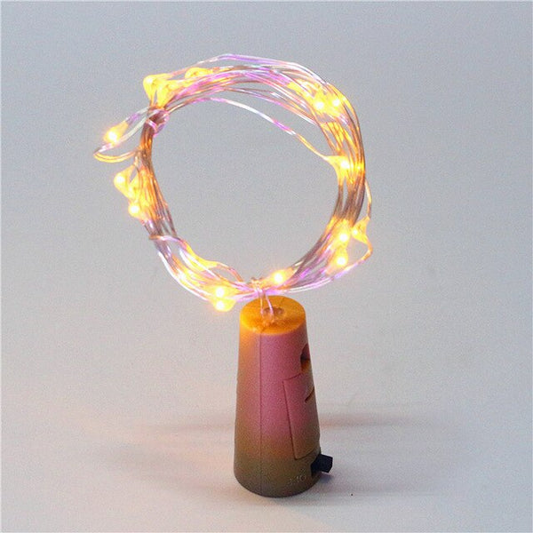 Wine Bottle Cork Lights String 20 LED