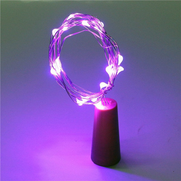 Wine Bottle Cork Lights String 20 LED