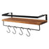 Wall Shelf Decorative Metal Wooden