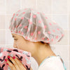 Fashion Waterproof Wave Point Bath Cap