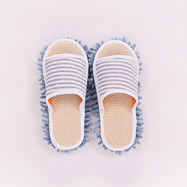 Floor Dust Cleaning Foot Shoes 1 Pair