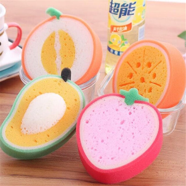 Creative Fruits Sponge Brush 2pcs