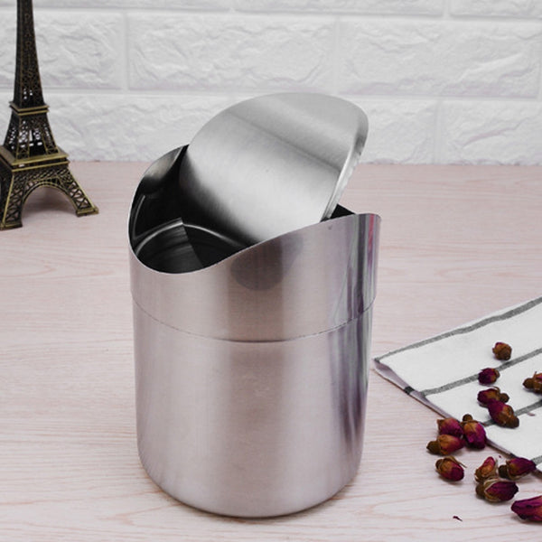 Stainless Steel Trash Basket 1.5L